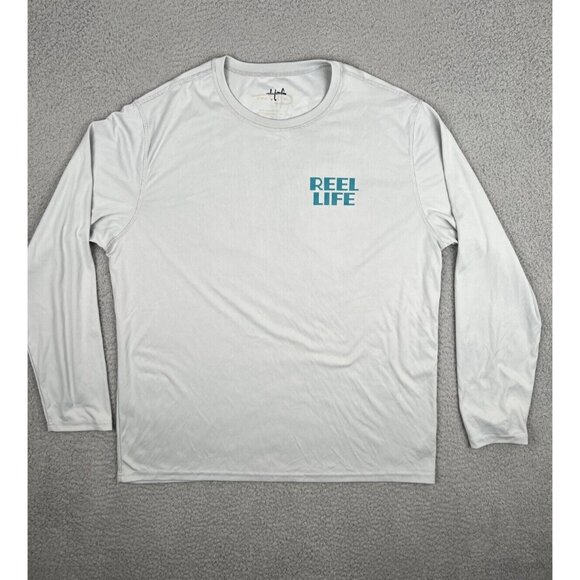 Reel Life Other - Reel Life Shirt Mens XXL 2XL Gray Sun Ray Defender Series Long Sleeve Fishing